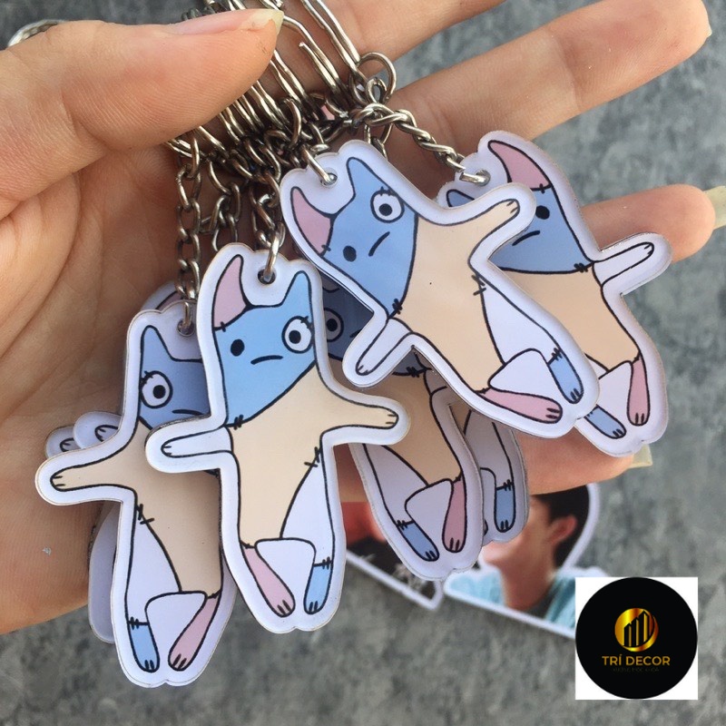 Móc khóa Thúi Nong Nao cắt mika bé của Nanon & Ohm phim Bad Buddy