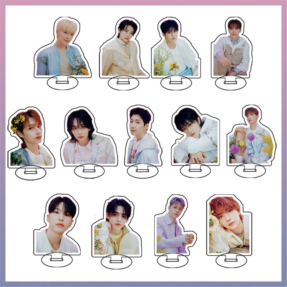 Mô hình Standee JEONGHAN JOSHUA JUN HOSHI WONWOO WOOZI DK SEUNGKWAN ...