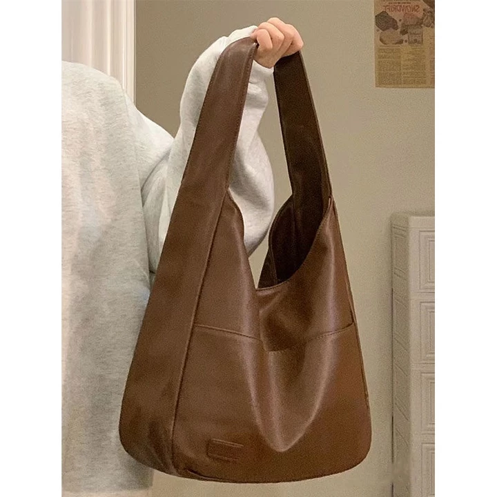 Túi Tote / Dung Tích Lớn / Túi Lớn / Túi Học Sinh / Túi Lớp / Túi Nữ / Thời Trang / Đơn Giản / Phiên Bản Hàn Quốc / Túi Đi Lại / Túi Nách / Túi Đeo Vai / Ba Lô Bên / Túi Da Mềm Túi Dung Tích Lớn Túi T