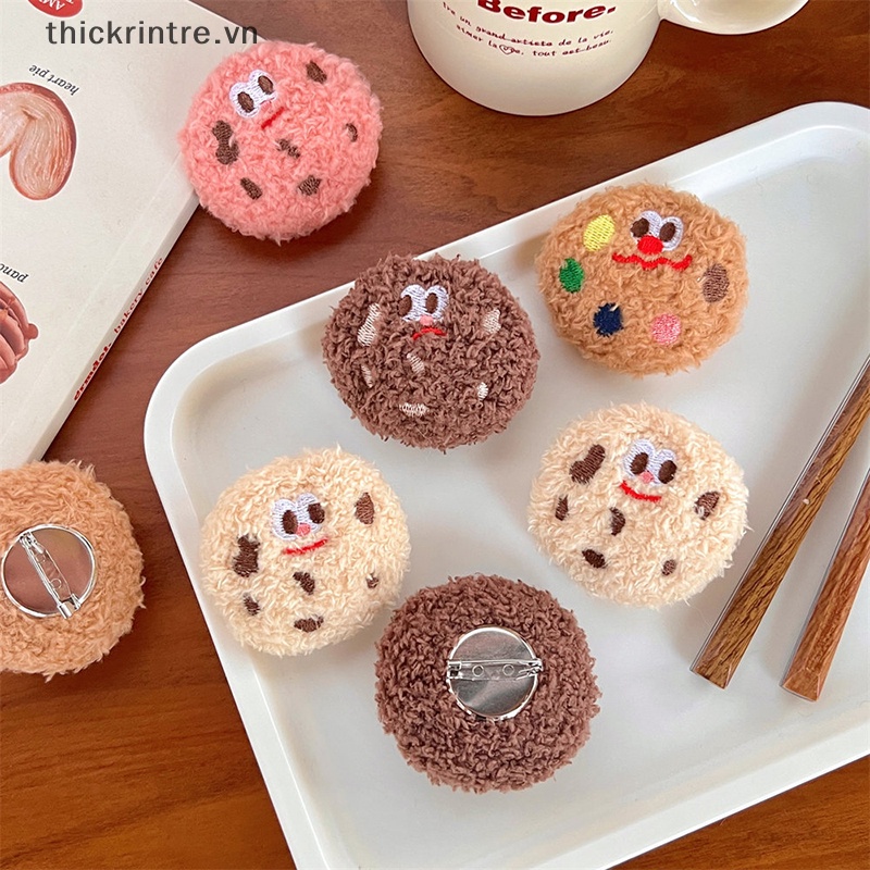 1 Huy Hiệu Cài Áo Hình Bánh Quy 3d Ngộ Nghĩnh