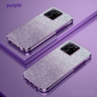Sang Trọng Ốp Điện Thoại Dẻo Vuông Mạ Kim Tuyến Cho redmi k60 k50 ultra k60 k50 k40 k30 pro k60e k40s