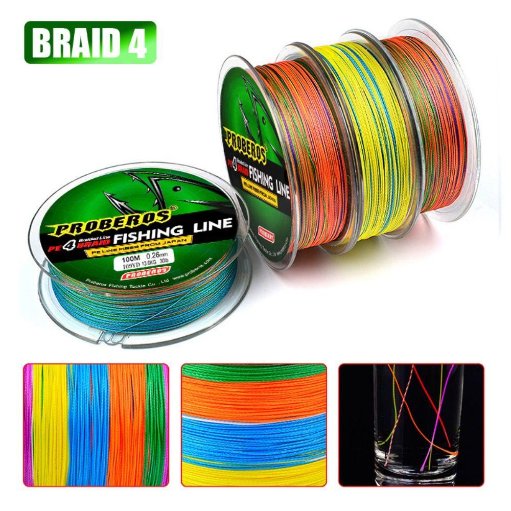 Dây câu thun và PE 4 chân đế, độ bền cao, phù hợp cho việc câu cá