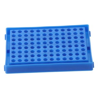 Giá đỡ ống PCR EARTHLYCO 2 chiếc, giá đỡ Microcentrifuge 96 lỗ, PP khử trùng, xanh 13x9x3cm