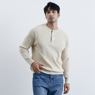 DICHUANGZHE Áo sweater Cổ Tròn Giữ Ấm Thời Trang Thu Đông Cho Nam