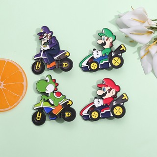 Huy Hiệu Cài Áo Hình Cây Nấm / Khủng Long Trong game peripherals mario Mendamel