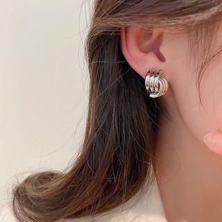 Khuyên Tai Kim Loại Đơn Giản Thời Trang Cá Tính