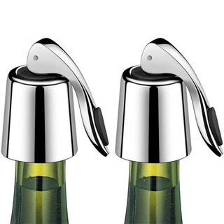 Nút chai vang tái sử dụng DWELLCO, có con dấu silicon, thép không gỉ giữ tươi, phích cắm niêm phong