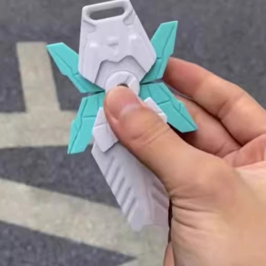 HT3 Ánh Sáng 3D In Trọng Lực Củ Cải Lá Chắn Quà Tặng Cho Trẻ Em Nhiều Màu Sắc Giảm Căng Thẳng Fidget Đồ Chơi TH3