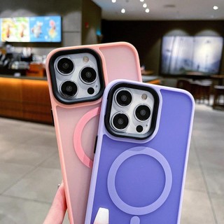 Dành Cho Sạc Không Dây Ốp lưng IPhone 15 ProMax 15 14 Plus 13 12 11 Pro Max 11 Mềm TPU Ốp Lưng Nhựa Mờ L07 T07