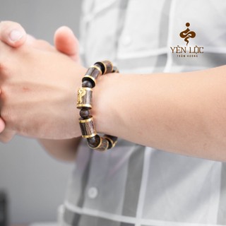 Vòng Trầm Mã Đáo Thành Công 8K - Trầm Hương Sánh Chìm - Mua một tặng một hộp gấm