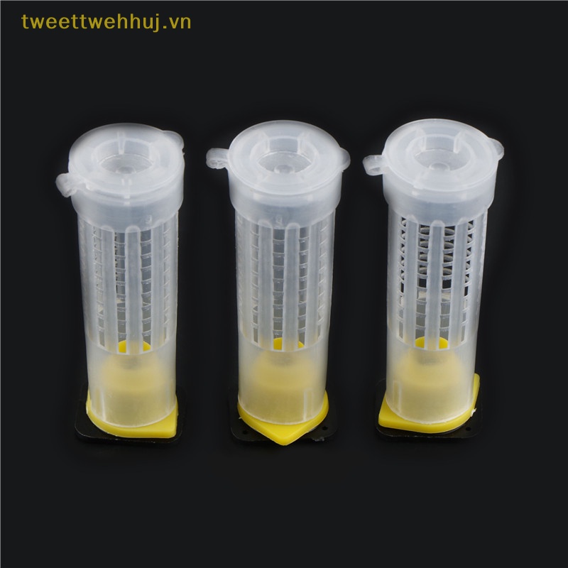 Tweehuj Set 10 Cốc Dụng Cụ Nuôi Ong Chúa Lăn Lồng Nuôi Ong vn