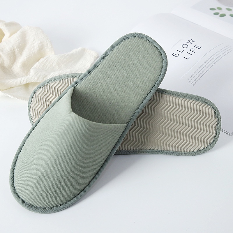 Dép Nhung San Hô Dày Dặn Chống Trượt Dùng Một Lần Chất Lượng Cao