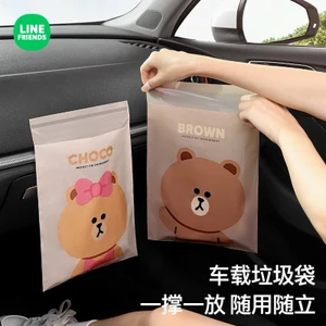 Túi Đựng Rác Tự Dính Hình Gấu Nâu Dùng Một Lần Cho Xe Hơi