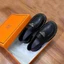 Giày lười nữ đế cao 4cm da mềm, moca nữ mũi tròn thời trang, giày loafer nữ quai ngang mác tam giác cực xinh