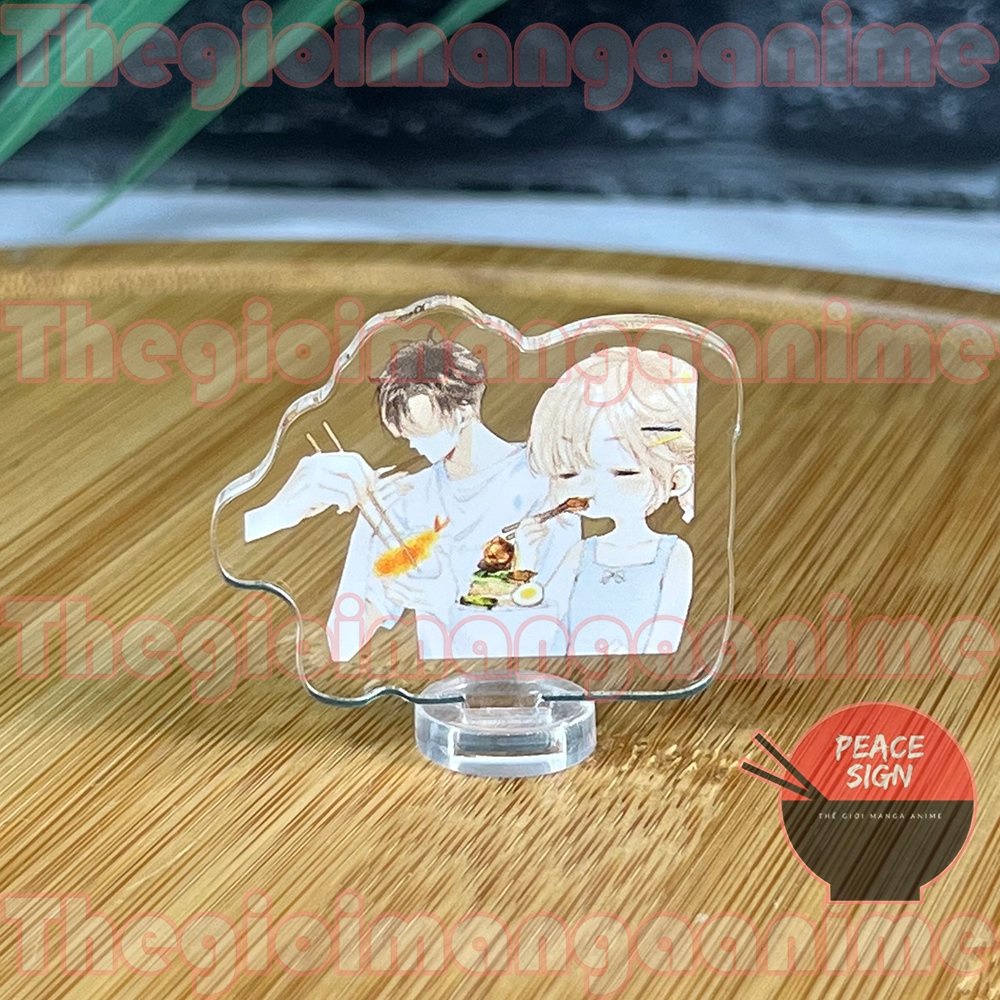 (3CM) Standee Tình yêu thầm kín Vụng Trộm Không Thể Giấu tượng mica acrylic in hình manhua chibi quà tặng xinh xắn