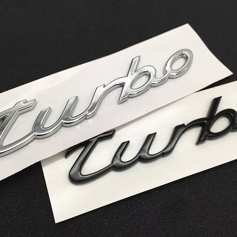 Miếng Dán Logo Chữ Tiếng Anh Trang Trí Đuôi Xe Hơi PORSCHE GTS turbo S