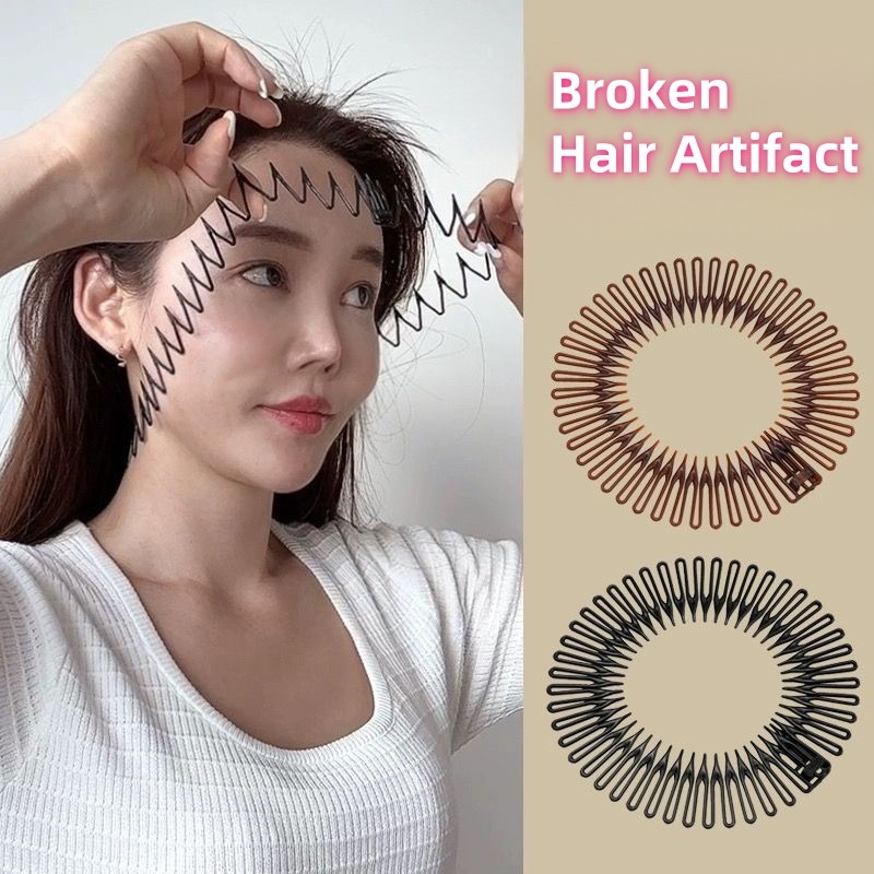 1 Phụ Nữ Cố Định Kiểu Tóc Bun Mũ Đội Đầu Phụ Kiện Co Giãn Linh Hoạt Lược Đầu Băng Đô Quấn Tóc Tròn