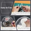 YRBWD 20 Miếng Dán Phản Quang, Băng Phản Quang Không Tiếp Xúc, Dụng Cụ Quang Học Laser Miếng Dán Kỹ Thuật Số Rpm Meterstickers Đồng Hồ Tốc Độ