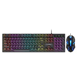 Bộ Bàn Phím Cơ Chơi Game tf270 Màu Dạ Quang Cho gaming Lff0905