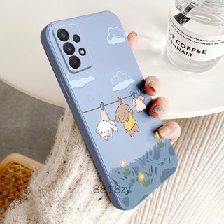 ốp lưng Samsung A32 A52 A72 Ốp Điện Thoại tpu silicone Mềm Chống Rơi Vỡ In Hình Dễ Thương Kèm Dây Đeo Cho Samsung A32 A52 A72