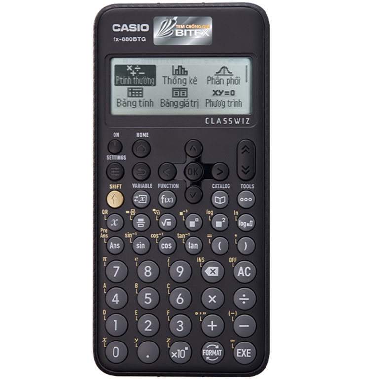Ảnh Máy Tính CASIO FX-880BTG - Đủ 4 màu - Đen, xám, hồng, xanh biển 3