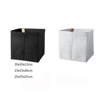 Giỏ đựng đồ nỉ SPIRAKOGEO, Giỏ đựng đồ lặt vặt có thể gập lại, Hộp đựng văn phòng phẩm mỹ phẩm Hộp đựng đa chức năng Hộp đựng vải nỉ Phòng ngủ