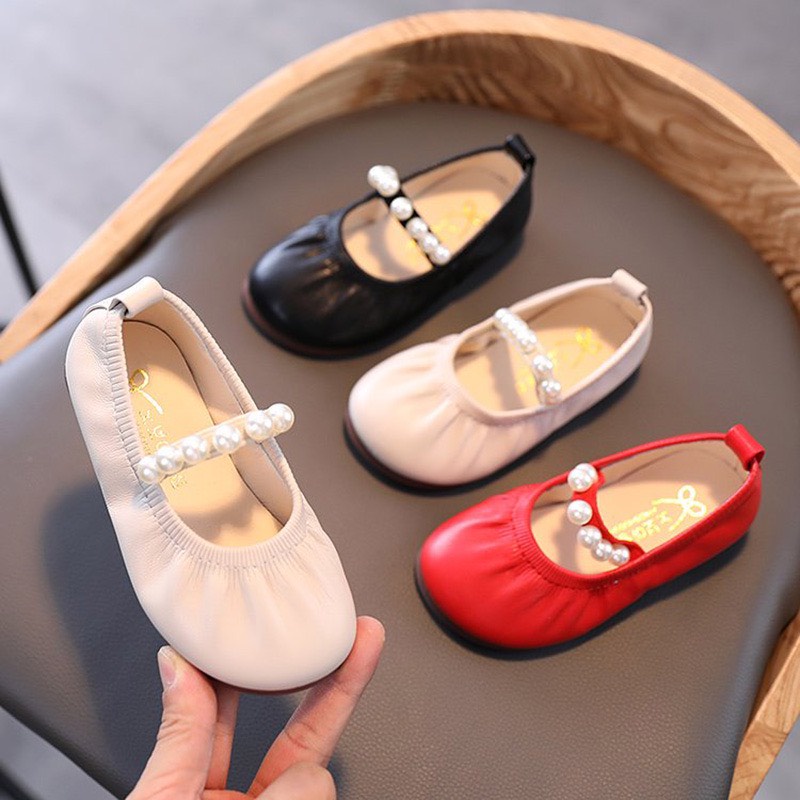 giày búp bê bé gái giày bệt cho bé nhún bèo đính ngọc êm chân điệu đà cho bé từ 1 tuổi có size đại có hộp K99 ( ảnh thật