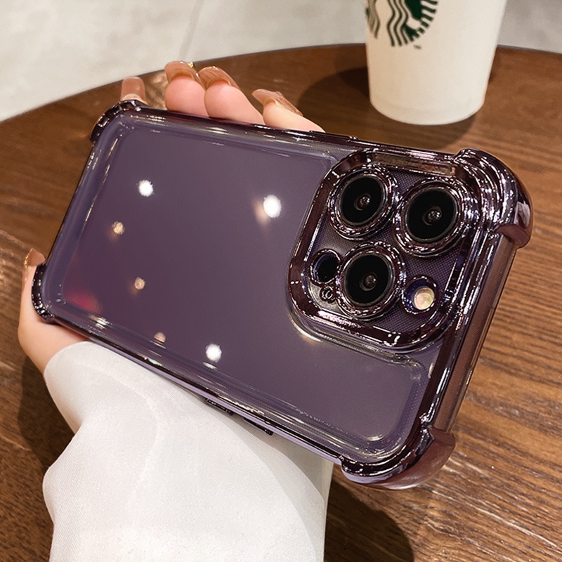 Chống Rơi Ốp Điện Thoại tpu Mềm Có Túi Khí Chống Sốc Cho iphone15 14 13 12 11 pro max 15