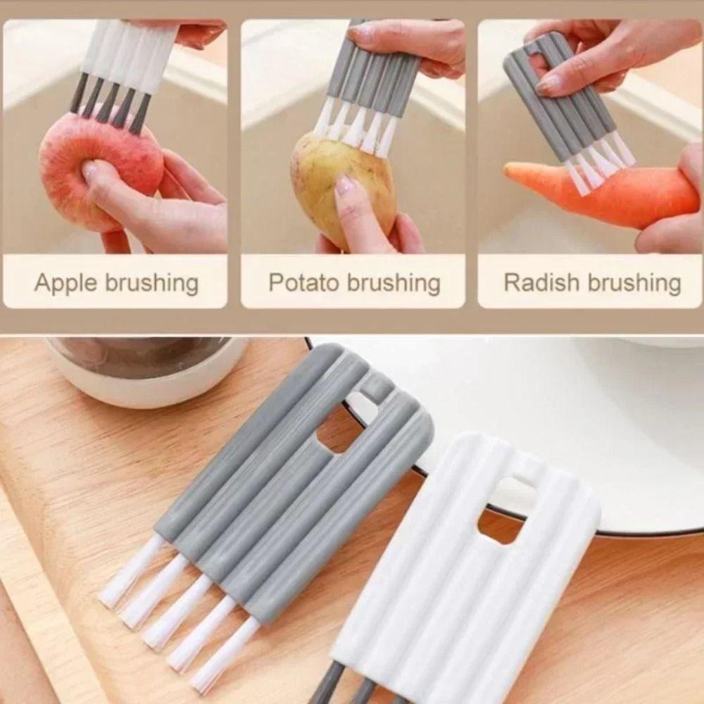 Bàn chải khe rãnh mini, bàn phím khử nhiễm, nắp cốc di động BAMBOOB