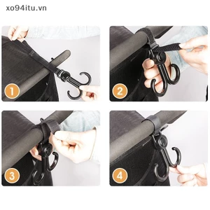 Xoitu 1 / 2 Móc Đôi Gắn Xe Đạp / Xe Máy / Xe Đạp Điện Xoay Được vn