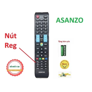 Điều khiển remote từ xa dùng cho Tivi Asanzo 32SL500 43VS6 40VS6 55AG800 32inch 32S200T2 50AG600 32VS9 - tặng pin