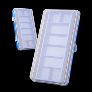 Airspecutin Hộp Câu Cá Di Động 11 Ngăn Hộp Bảo Quản Hai Tầng Cá Chép Phụ Kiện Câu Cá Dụ Móc Hộp Dụng Cụ EN