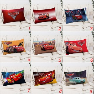 Vỏ gối hình chữ nhật cho ô tô Disney Pixar Vỏ gối bằng vải Polyester in một mặt Trang trí ghế Sofa tại nhà (Không có lõi)
