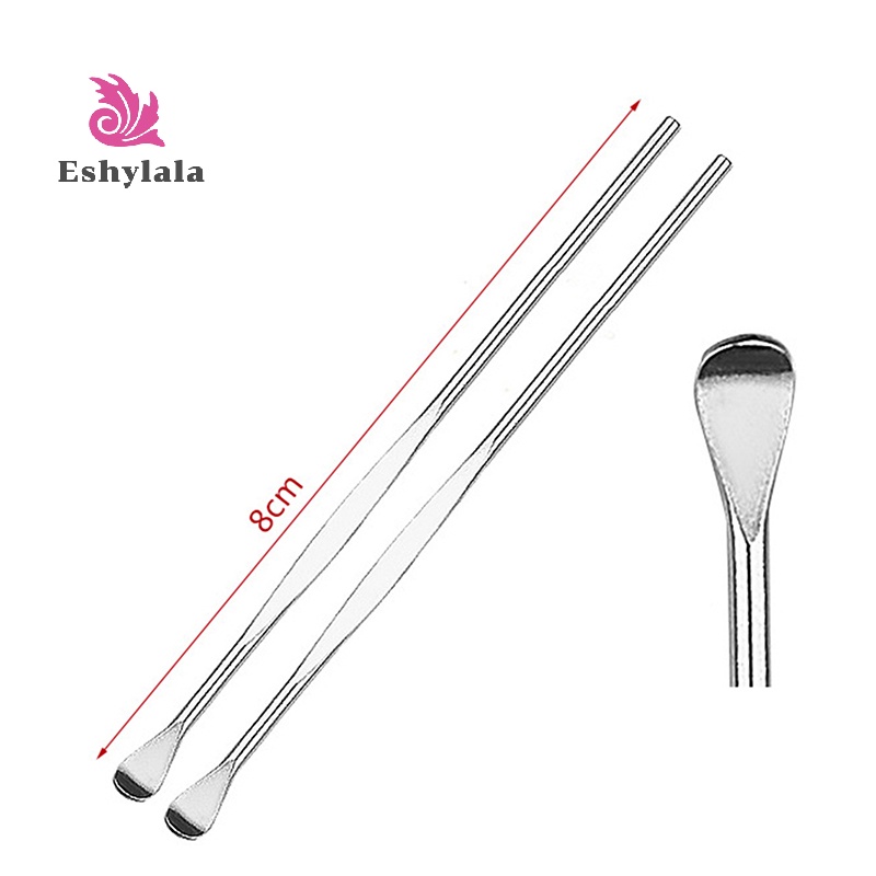 Dụng cụ làm sạch tai lò xo xoắn ốc bằng thép không gỉ Dụng cụ làm sạch tai 6pc di động [MỚI]