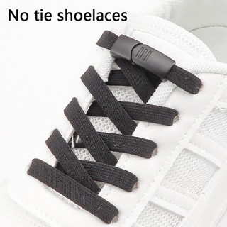 Mới Không Cà Vạt Dây Giày Khóa Từ Tính Dây Giày Không Dây Đàn Hồi Ren Sneaker Trẻ Em Người Lớn Mở Rộng Dây Giày Đế Bằng Cho Giày