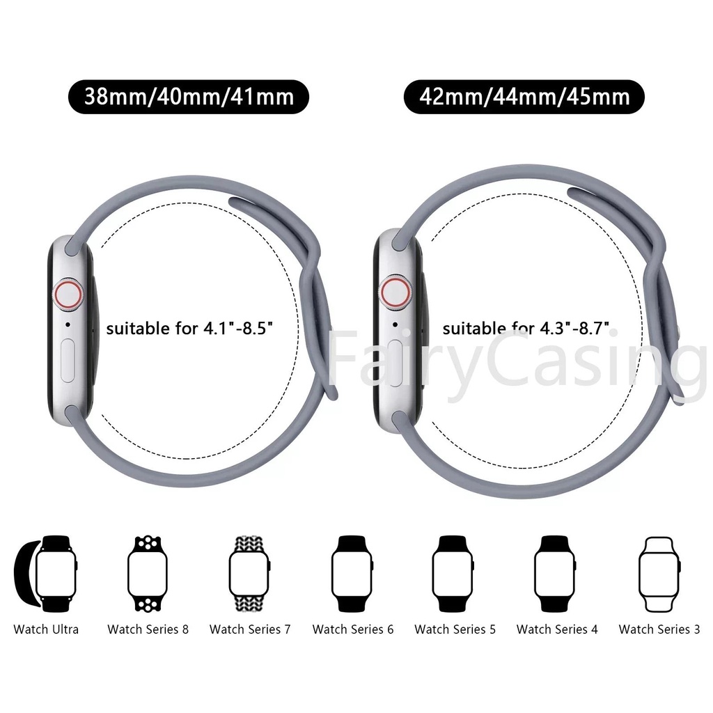 Dây Silicon Mềm Cho Apple Watch 46MM Ultra 2 49mm Series 11 10 9 8 7 6 5 4 3 SE Dây Đeo Vòng Tay Cho iwatch 45mm 41mm 40mm 44mm 38mm 42mm Dây Đeo Đồng Hồ