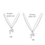 YOI Zircon Chữ Thập Mặt Dây Chuyền Vòng Cổ Xương Đòn Dây Chuyền Vòng Cổ Trang Sức Dành Cho Nữ