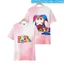 YB1 Tuyệt Vời Kỹ Thuật Số Xiếc Trẻ Em Áo Cosplay 3D Tee Unisex Hoạt Hình Pomni Áo Thun Top Tay Ngắn Thời Trang Plus Kích Thước