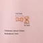 Bộ 30 Hạt Xỏ Hình Nơ Bằng Chất Liệu ab Trong Suốt Lấp Lánh Kích Thước 8.7 * 14.7mm Dùng Trang Trí Điện Thoại