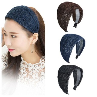 Băng đô rộng WEETW, Băng đô lưới ren hoa bên rộng, Băng đô buộc tóc thanh lịch dành cho nữ Mẹ
