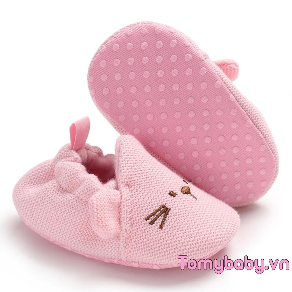 Giày Cotton ChốNg Trơn TrượT Cho Bé Trai / GáI (0-18 TháNg)