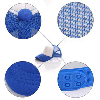 Stitch hoạt hình in mũ bóng chày Chữ A-Z thoáng khí mũ chống nắng lưới polyester mũ xe tải có thể điều chỉnh mũ quà tặng sinh nhật