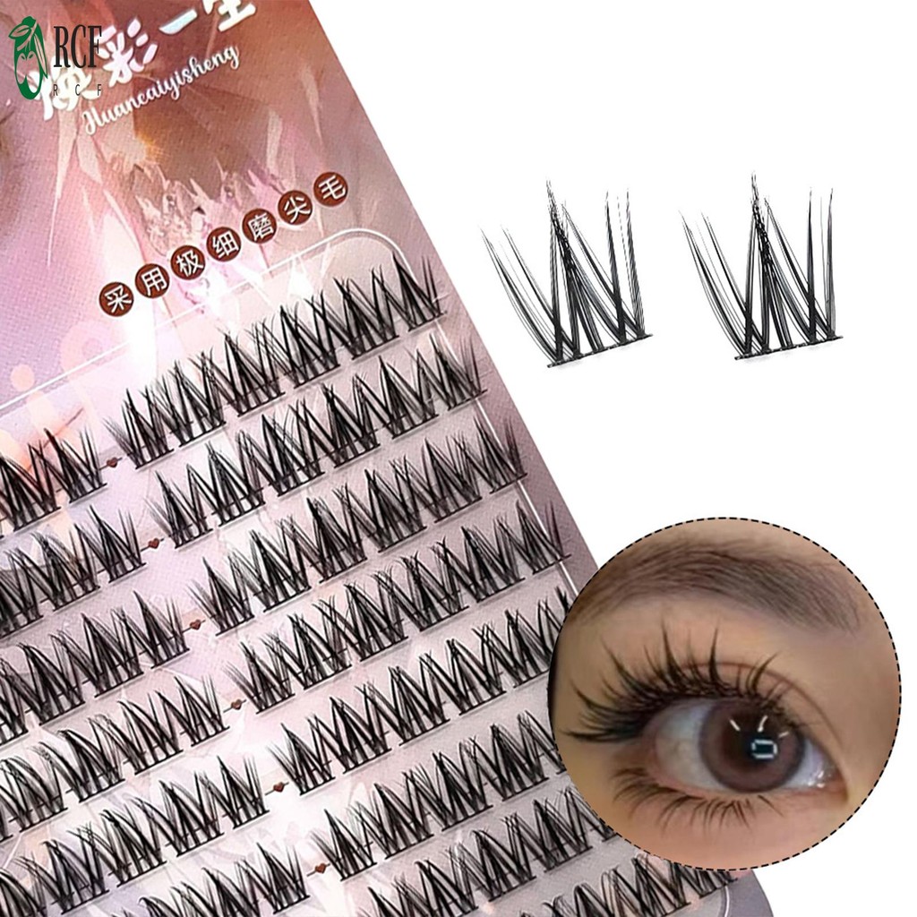 Cụm mi tự nhiên màu đen C Curl Wispy Lash Extension