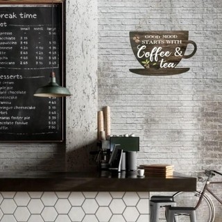 Bảng hiệu quán cà phê YONDR, Tấm cửa cốc cà phê bằng gỗ cổ điển, Logo nhà bếp Tinh tế Retro Sáng tạo cửa mặt dây chuyền nền chống đỡ