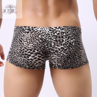 Quần short Boxer in họa tiết da báo chất lượng cao dành cho nam Quần lót thoáng khí Size M 2XL