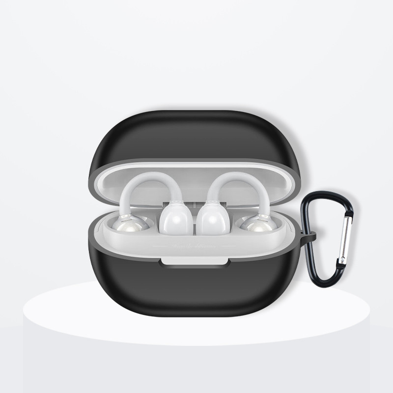 Cho SoundPEATS POP Kẹp Tai Nghe Vỏ Silicon Màu Trơn Vỏ Tai Nghe Chống Sốc Vỏ Mềm Bảo Vệ Tai Nghe Chống Thấm Nước