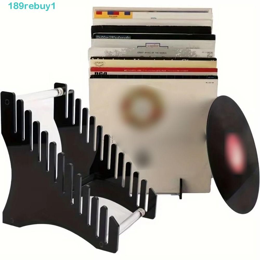 Rebuy1 Vinyl Record Holder, 12 Album Dễ Dàng Lắp Ráp Giá Ghi Acrylic ...