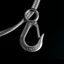 Móc lấy CHEESELY, Sliver 440 Lbs.Work Load Slip Hook, Snap Hook 0,2t 304 Thép không gỉ Nâng móc Kỹ thuật