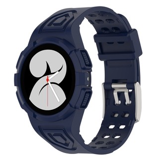 Trong Suốt Dây Đeo Bằng silicone + Vỏ Bảo Vệ Cho Đồng Hồ samsung galaxy watch 6 5 4 40mm 44mm