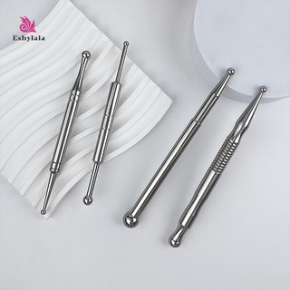 Dụng cụ thăm dò điểm châm cứu bằng thép không gỉ Dụng cụ Massage Đầu dò điểm Bút mát xa cho mặt Bút phát hiện huyệt cầm tay [MỚI]